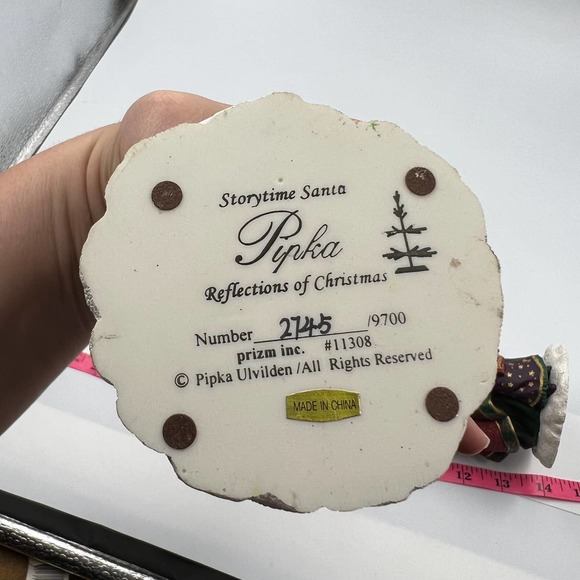 Vintage Reflections Of Christmas St. Nicholas NO STAFF Pipka Storytime Santas - Picture 6 of 11